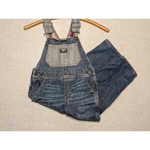 Vintage OshKosh B’gosh Denim Overalls Patchwork Carpenter Toddler 5T